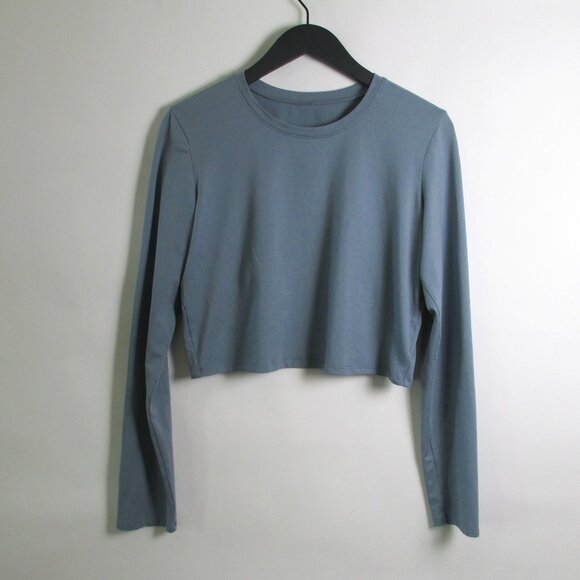 ALO CROP FINESSE LONG SLEEVE TOP - Picture 5 of 14